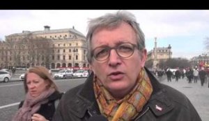 Pierre Laurent à la manifestation contre l'accord emploi