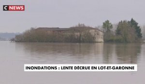 Inondations : lente décrue en Lot-et-Garonne