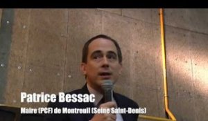 Patrice Bessac, maire de Montreuil, accueille les appelants à un "Front commun"