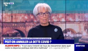Covid-19: pour Christine Lagarde, annuler la dette, "c'est illégal"