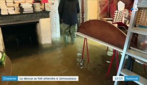 Charente : en dépit d'une décrue, le village de Jarnouzeau est toujours partiellement coupé du monde