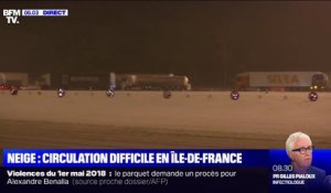 Neige: circulation difficile en Ile-de-France