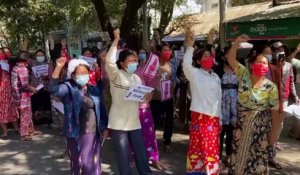 Birmanie : la mobilisation contre le coup d'Etat militaire se poursuit