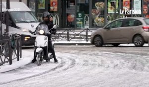 Neige et verglas : Paris patine un peu
