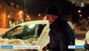 Météo : rare épisode neigeux en Bretagne
