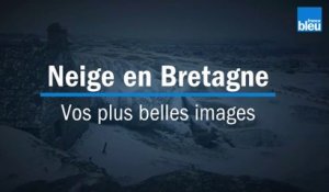 Neige en Bretagne, vos plus belles images