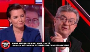 Le débat houleux entre Jean-Luc Mélenchon et Laurence Sailliet sur la loi séparatisme