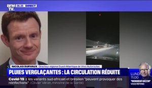 Pour les poids-lourds, "la circulation est interdite sur les départements en alerte rouge", explique ce directeur régional de Vinci Autoroutes
