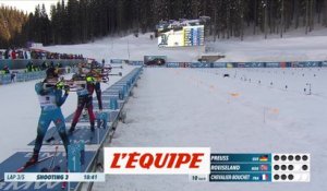 Le résumé de la poursuite de Pokljuka - Biathlon - Mondiaux (F)