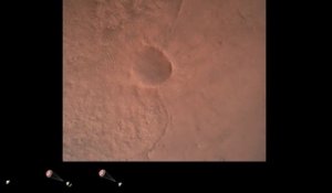 L'atterrissage de Perseverance et le contact avec Mars (vidéo officielle de la NASA)