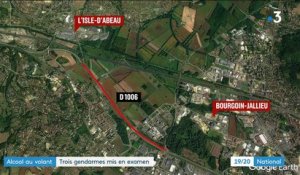 Isère : trois gendarmes poursuivis pour avoir laissé leur collège conduire ivre
