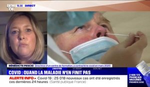 "J'ai des douleurs à en pleurer": Bénédicte Pescio est atteinte du Covid-19 depuis mars 2020