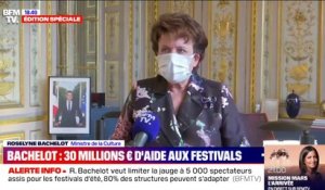 Roselyne Bachelot annonce que les festivals seront limités à "5.000 spectateurs par représentation"