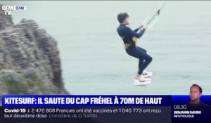 Un jeune kitesurfeur se jette des falaises du cap Fréhel et raconte son incroyable saut sur BFMTV
