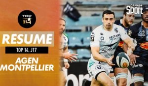Le résumé d'Agen / Montpellier