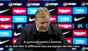 24e j. - Koeman : "Inacceptable de perdre 5 points contre Cadix"