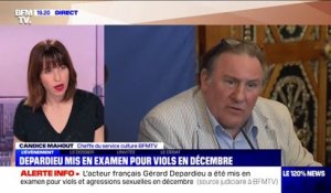 Gérard Depardieu mis en examen en décembre pour "viols" et "agressions sexuelles"