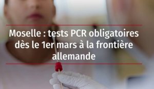 Moselle : tests PCR obligatoires dès le 1er mars à la frontière allemande