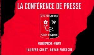 [NATIONAL] J23 Conférence de presse avant match Villefranche - USBCO