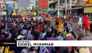 Nouvelle journée de mobilisation en Birmanie, des violences entre partisans et opposants de la junte