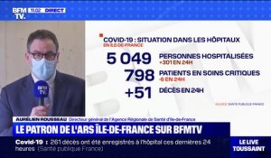 Aurélien Rousseau, directeur général de l'ARS Ile-de-France: "72% des capacités de réanimation sont occupées par des patients Covid"