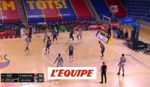 Les 21 points de Cole (Asvel) contre le Barça - Basket - Euroligue (H)