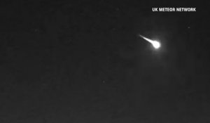 Une météorite a traversé le ciel anglais