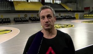 Le coach de Fos Provence Basket Rémi Giuitta sur la reprise de la Pro B