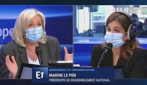 Lutte contre les rixes : Marine Le Pen fustige le plan "faiblard" du gouvernement