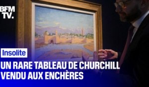 Un rare tableau de Winston Churchill vendu aux enchères