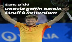 David Goffin : entrée en lice réussie à Rotterdam
