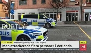 Suède : Que sait-on de l'attaque "possiblement terroriste" à l'arme blanche, en pleine rue hier soir, qui a fait huit blessés dont cinq grièvement ?