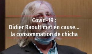 Covid-19 : Didier Raoult met en cause… la consommation de chicha