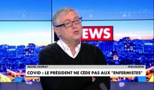 Michel Onfray : «Emmanuel Macron est probablement candidat à sa propre succession, cela entre en ligne de compte dans les décisions qu’il peut prendre»