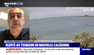 Alerte au tsunami en Nouvelle-Calédonie: "On attend une vague entre un et trois mètres" (Sécurité civile)