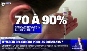 Covid-19: Olivier Véran n'exclut pas de rendre la vaccination obligatoire pour les soignants