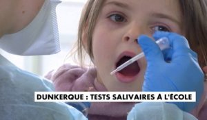 Dunkerque : tests salivaires à l'école