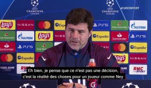 Pochettino sur l'absence de Neymar : "Il n'est pas suffisamment remis, c'est un fait"