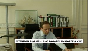 Jean-Christophe Lagarde en garde à vue pour «détention d'arme»