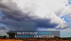 Sublime tempête australienne en accéléré
