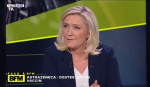 Marine Le Pen: "La France doit procéder d'urgence à une étude poussée sur les effets secondaires" du vaccin AstraZeneca