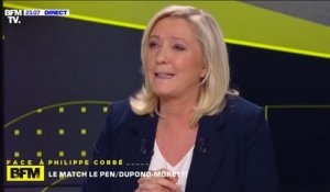 Marine Le Pen "n'aimerait pas" être jugée par Éric Dupond-Moretti
