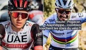 Route - Pogacar, Alaphilippe... combien touchent les stars du vélo ?