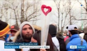 Argenteuil : marche blanche émouvante en hommage à Alisha