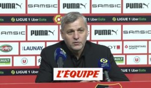 Genesio dédie sa première victoire à Nicolas Holveck - Foot - L1 - Rennes