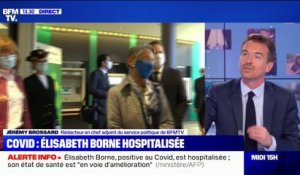 Covid-19: la ministre du Travail Élisabeth Borne hospitalisée, son entourage assure que son état est "en voie d'amélioration"