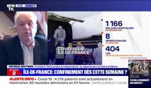 Covid-19: le président du département de Seine-et-Marne craint être obligé de devoir "passer à des mesures plus contraignantes"