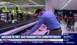 Impact : Auchan se met aux barquettes compostables, par Cyrielle Hariel - 18/03