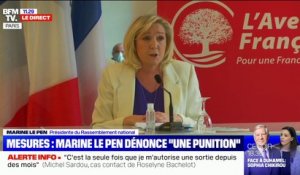 Marine Le Pen: "Le temps du retour à la normale s'éloigne"
