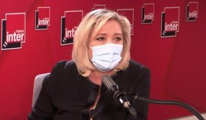 "Le gouvernement est en train de rédiger des lois inapplicables" (Marine Le Pen)